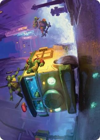 Art Series: Turtle Van Card Front