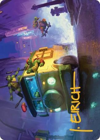 Art Series: Turtle Van Card Front