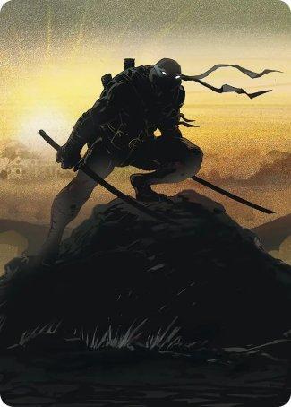 Art Series: Leonardo, Sewer Samurai Card Front