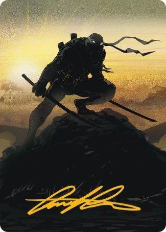 Art Series: Leonardo, Sewer Samurai Card Front