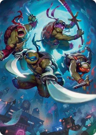 Art Series: Heroes in a Half Shell Card Front