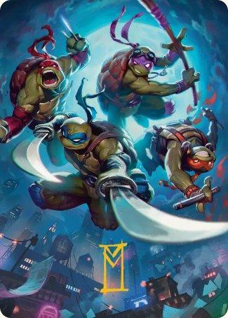 Art Series: Heroes in a Half Shell Card Front
