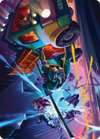 Art Series: Donatello, Rad Scientist Card Front