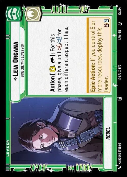 Leia Organa, Qualcuno Che Ti Ama Card Front