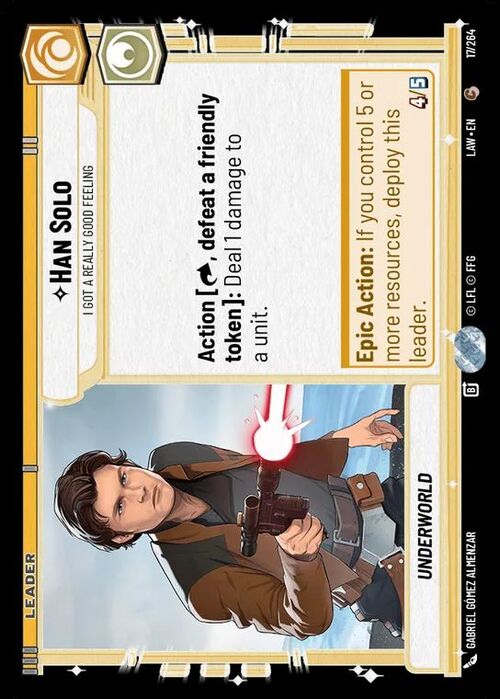 Han Solo, Tengo un buen presentimiento Frente