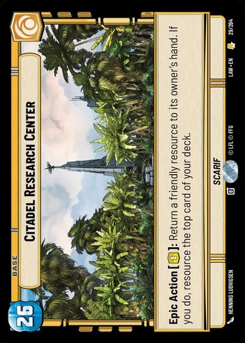 Citadel Research Center Card Front