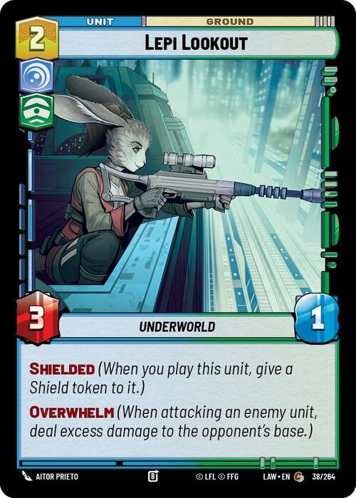 Vedetta Lepi Card Front