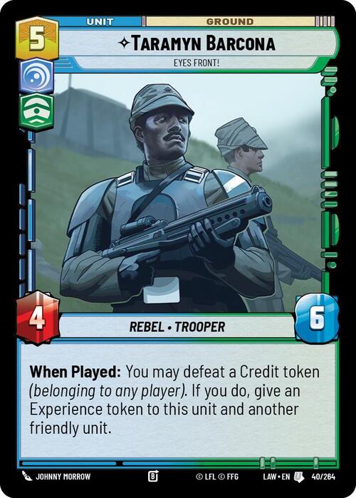 Taramyn Barcona, Guardate Avanti Card Front