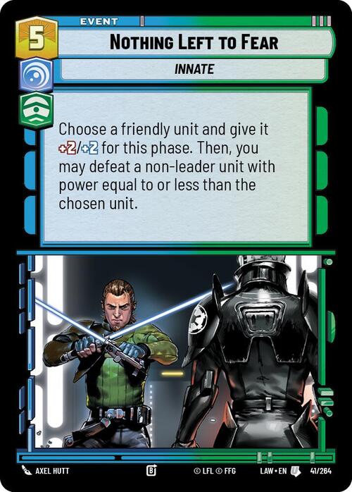 Nothing Left to Fear Card Front