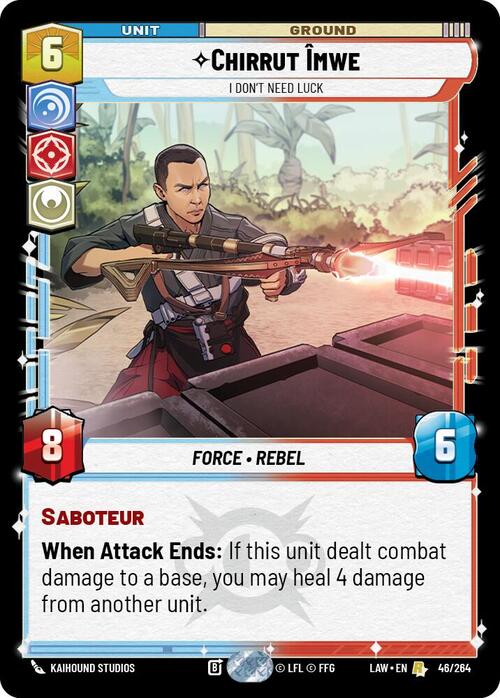 Chirrut Îmwe, Quale Fortuna? Card Front