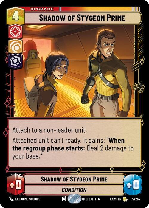 Shadow of Stygeon Prime Card Front