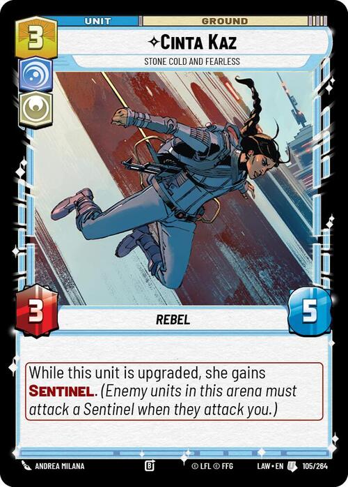 Cinta Kaz, Stone Cold and Fearless Frente