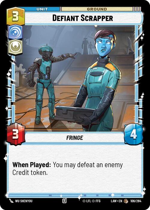 Chatarrera insolente Frente