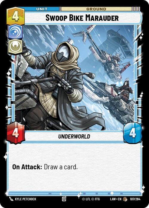 Swoop Bike Marauder Card Front
