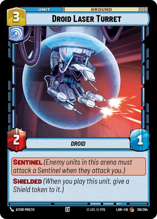 Droid Laser Turret Card Front