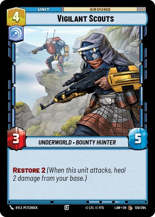 Vigilant Scouts Card Front