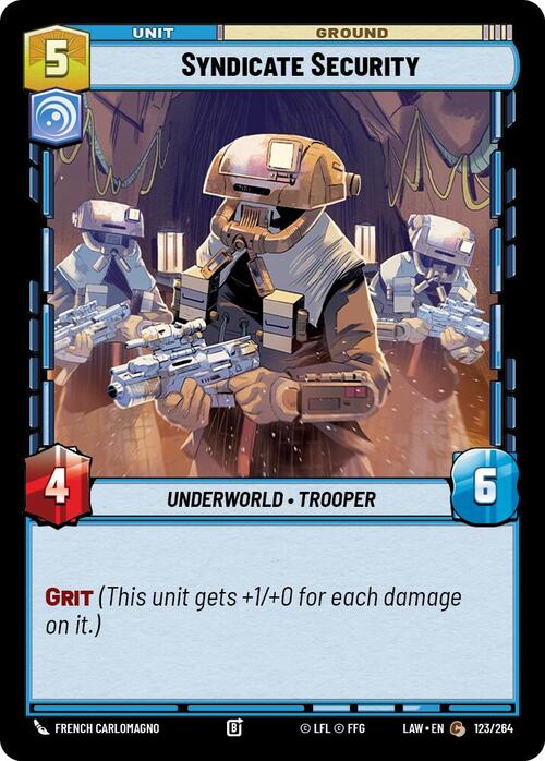 Sicurezza del Sindacato Card Front