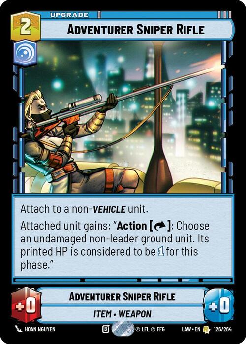 Adventurer Sniper Rifle Card Front