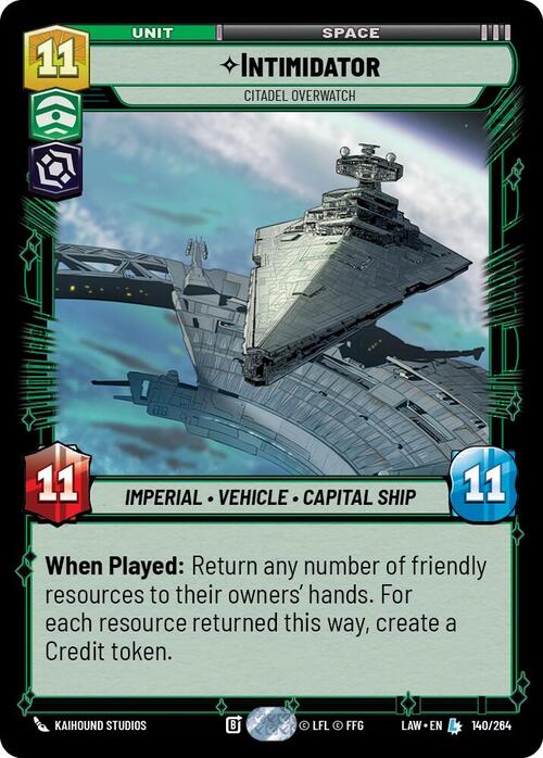 Intimidator - Citadel Overwatch Card Front