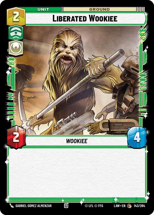 Liberated Wookie Card Front