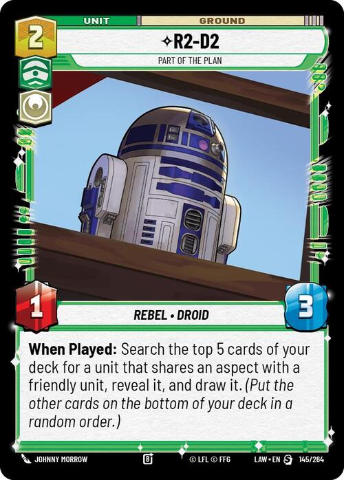 R2-D2 - Part of the Plan Card Front