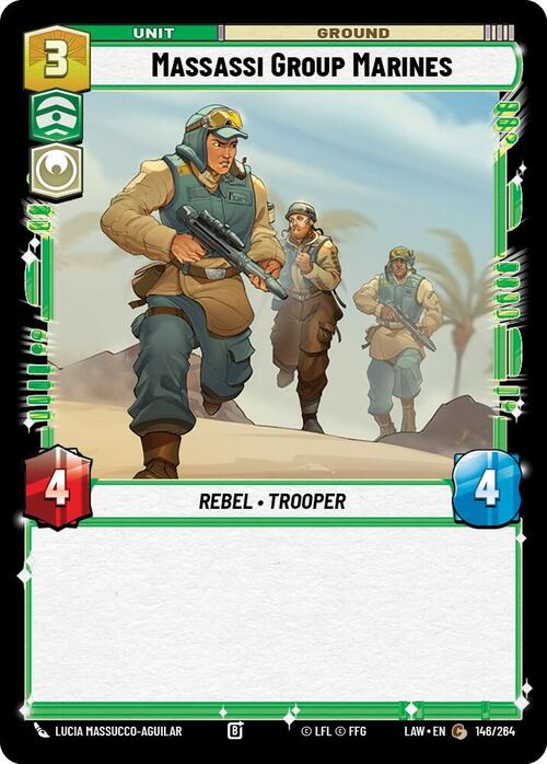 Massassi Group Marines Card Front