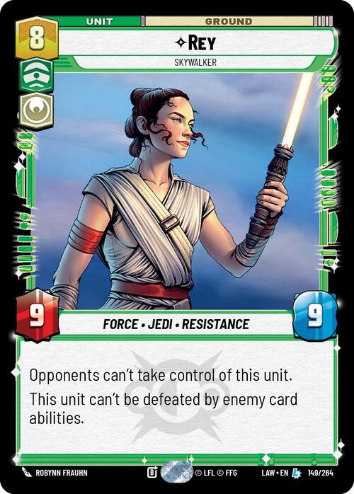 Rey, Skywalker Card Front