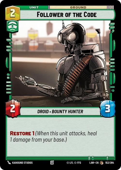 Seguace del Codice Card Front