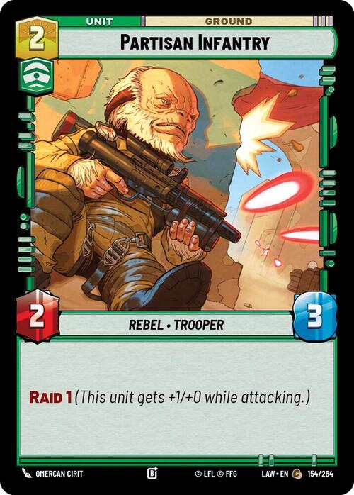 Fanteria Partigiana Card Front