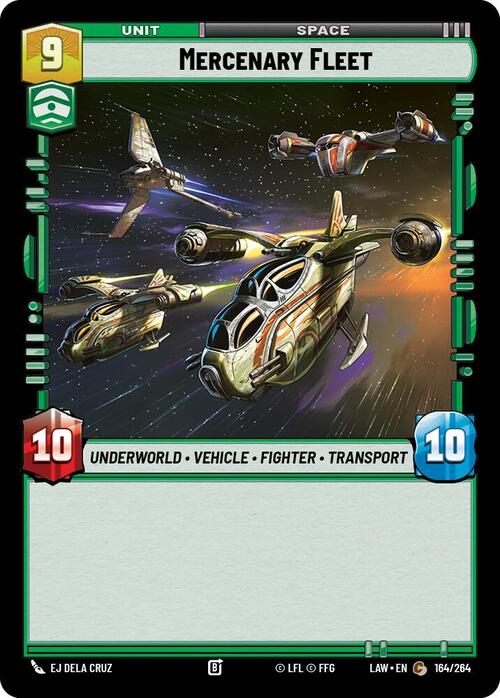 Mercenary Fleet Card Front