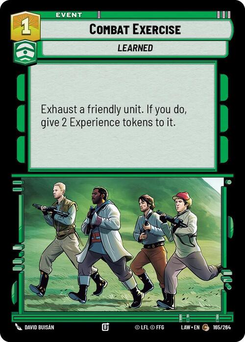 Combat Exercise Card Front