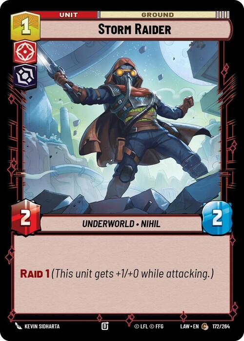 Storm Raider Card Front