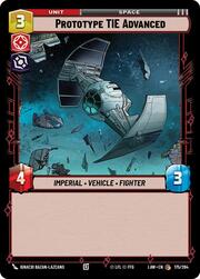 Prototipo di TIE Advanced
