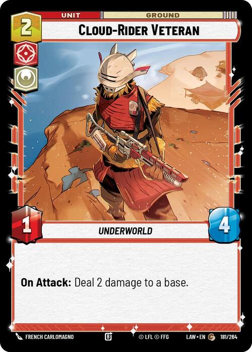 Cloud-Rider Veteran Card Front