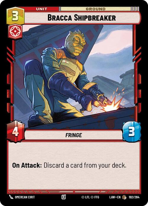 Demolitore di Navi di Bracca Card Front