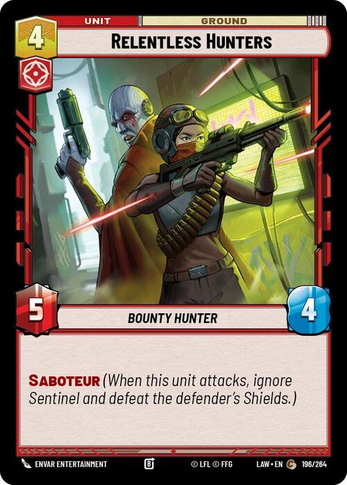 Cazadores implacables Frente