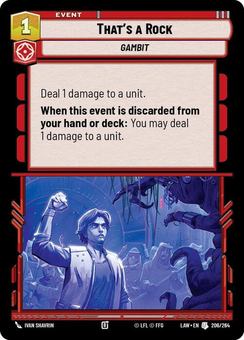 Quello È un Sasso Card Front