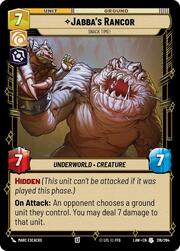 Jabba's Rancor, Snack Time!