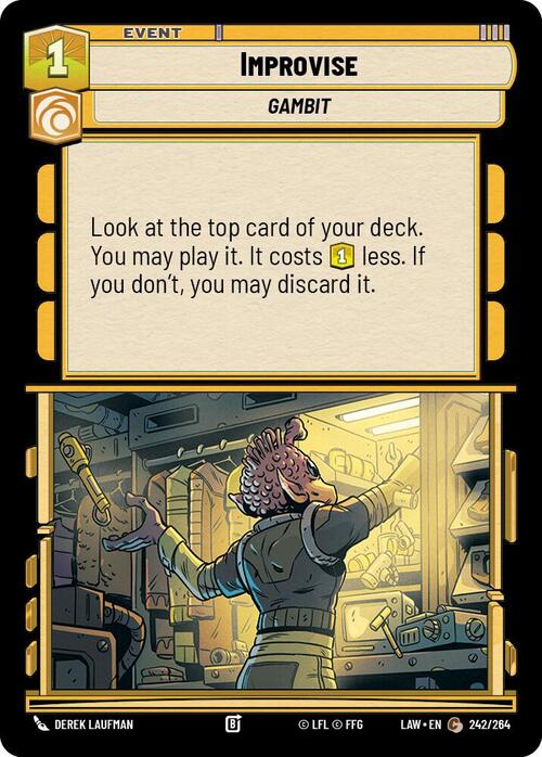 Improvise Card Front