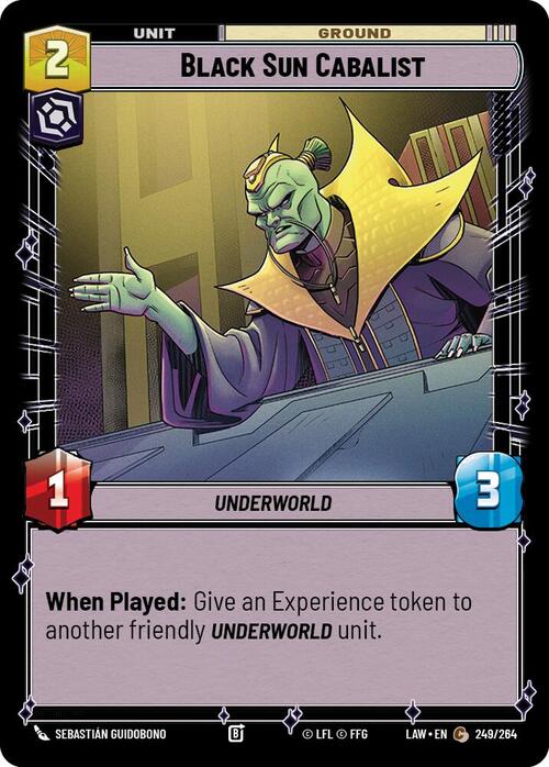 Cabalista del Sol Negro Frente