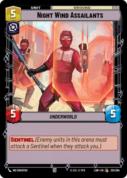 Night Wind Assailants Card Front