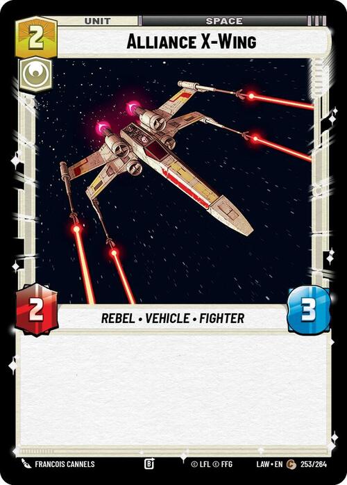 Alliance X-Wing Card Front