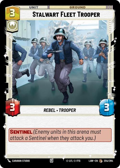 Stalwart Fleet Trooper Card Front