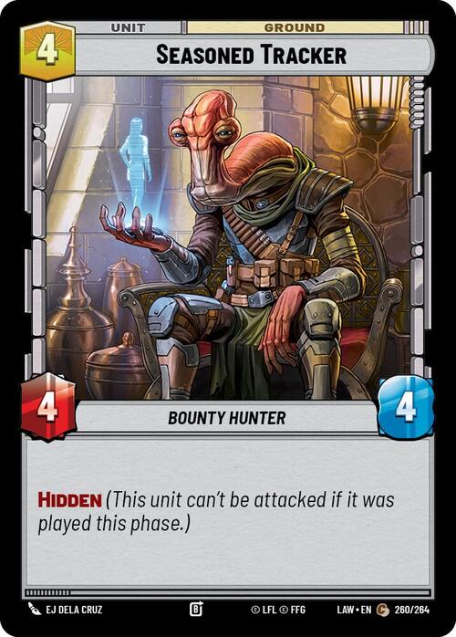 Seasoned Tracker Card Front