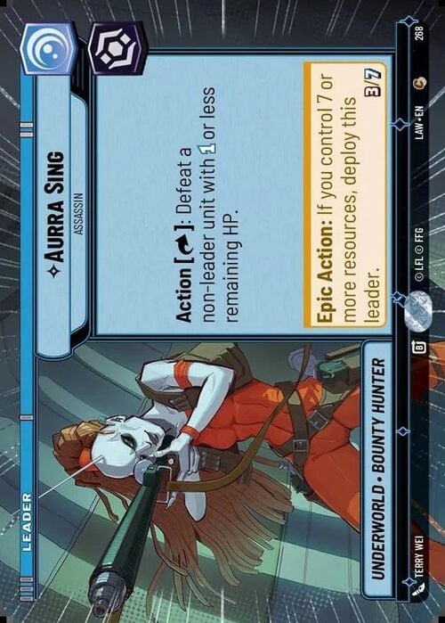 Aurra Sing - Assassin Card Front