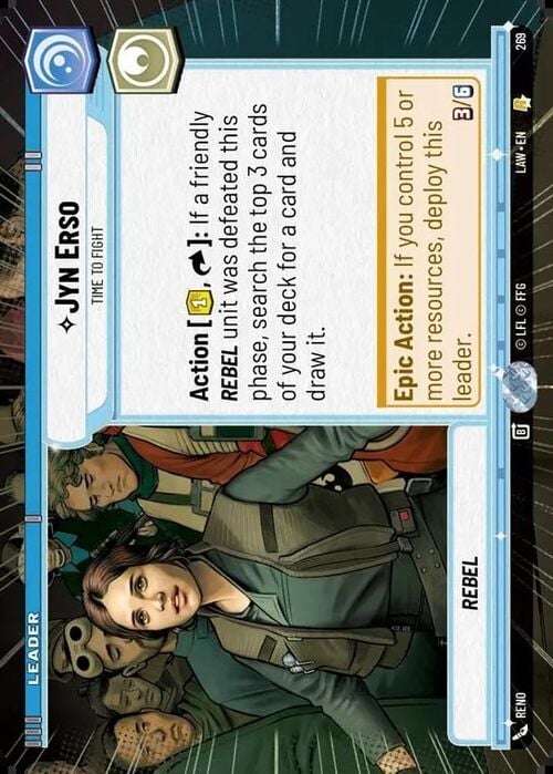 Jyn Erso - Time to Fight Card Front