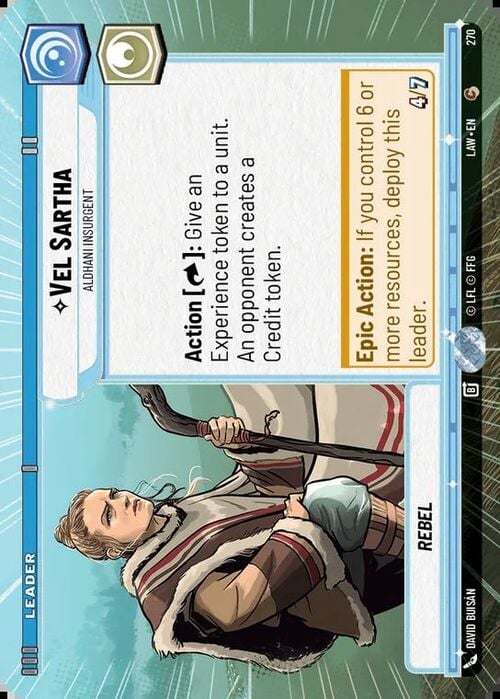 Vel Sartha - Aldhani Insurgent Card Front