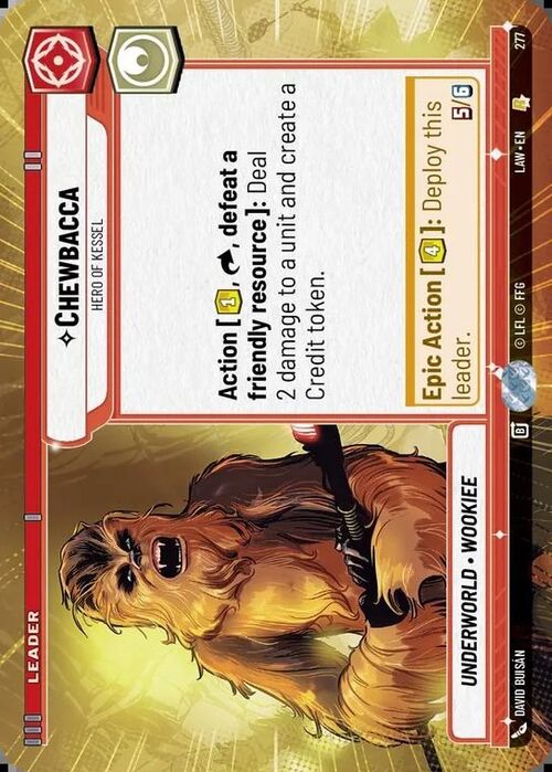 Chewbacca - Hero of Kessel Card Front