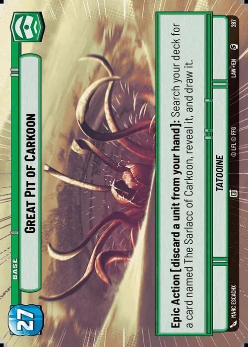 Grande Pozzo di Carkoon Card Front