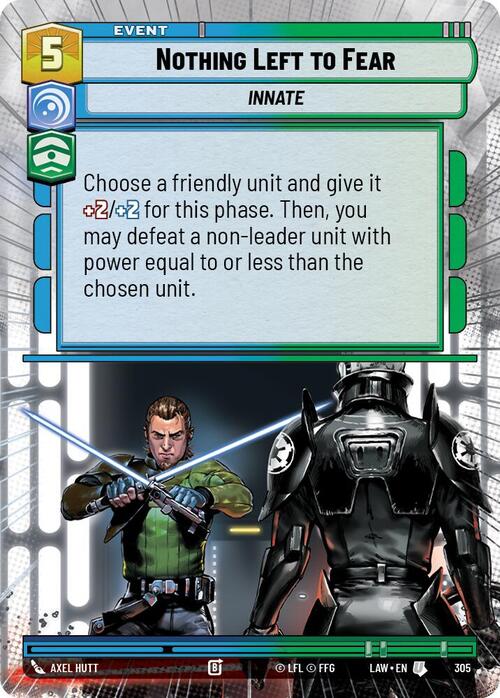 Niente da Temere Card Front